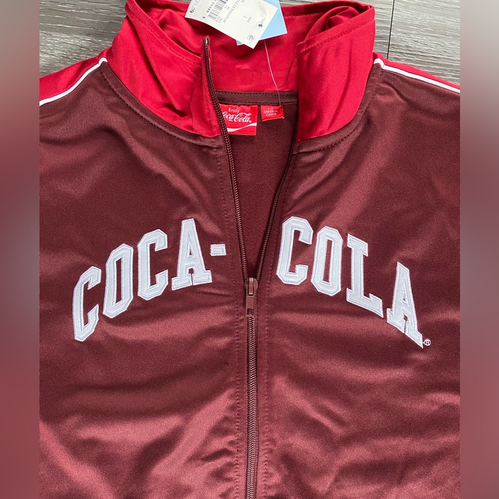 Cute Coca Cola Jacket Juniors Size Large